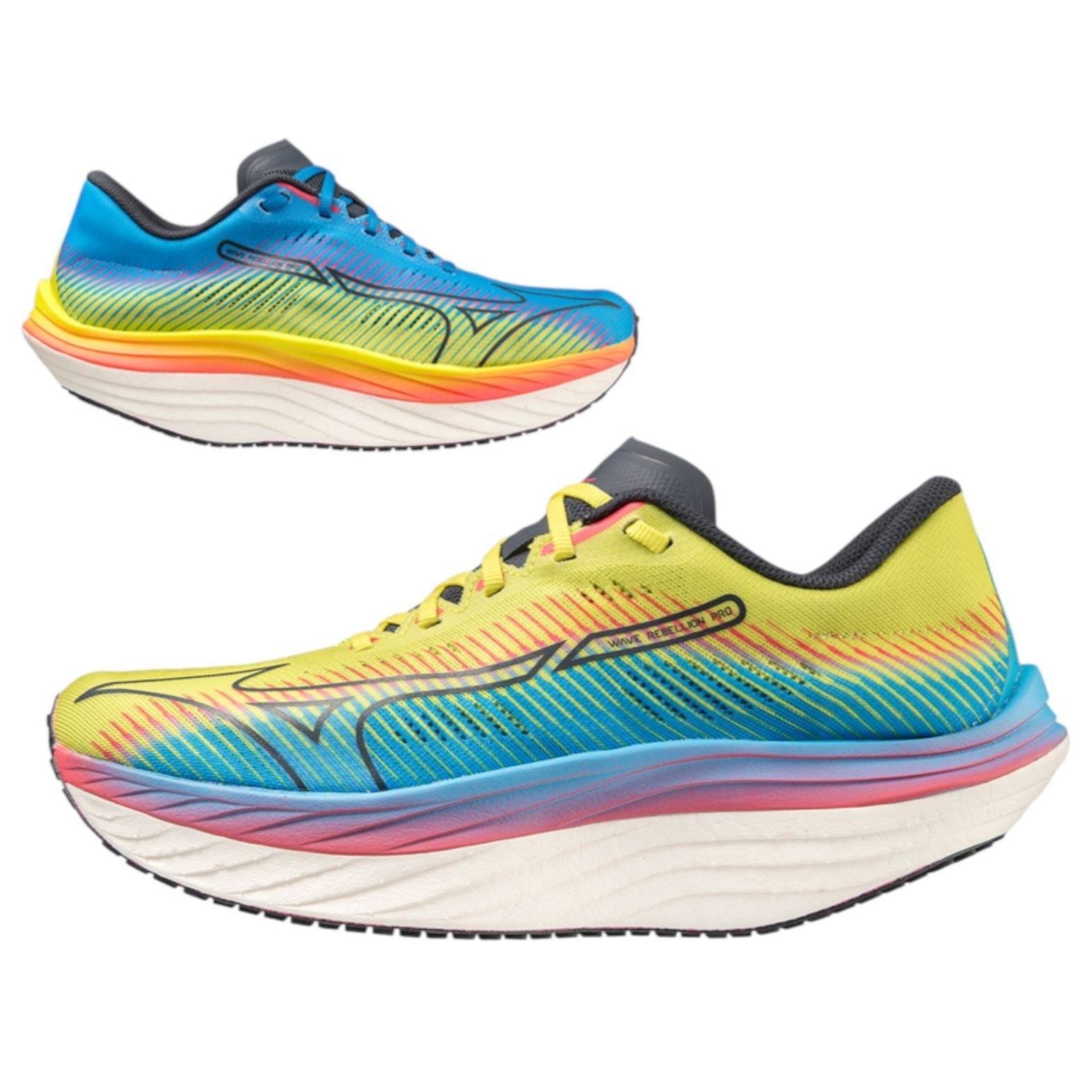 Mizuno Wave Rebellion Pro 'Neon Ombre Blue' J1GC231751