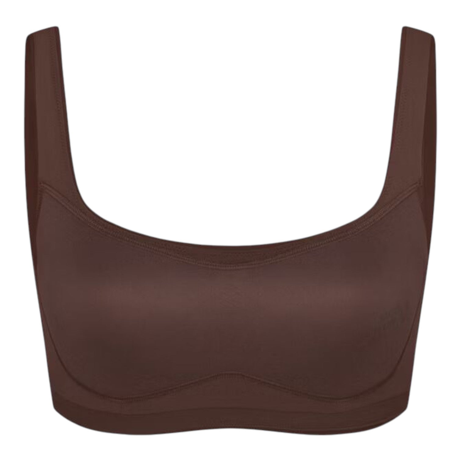 (WMNS) Nike x SKIMS Matte Scoop Neck Bra 'Dark Sepia' BRSPT2723-DSP