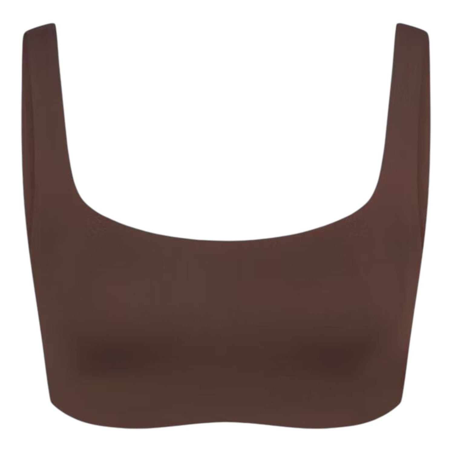 (WMNS) Nike x SKIMS Matte Scoop Neck Bra 'Dark Sepia' BRSPT2723-DSP