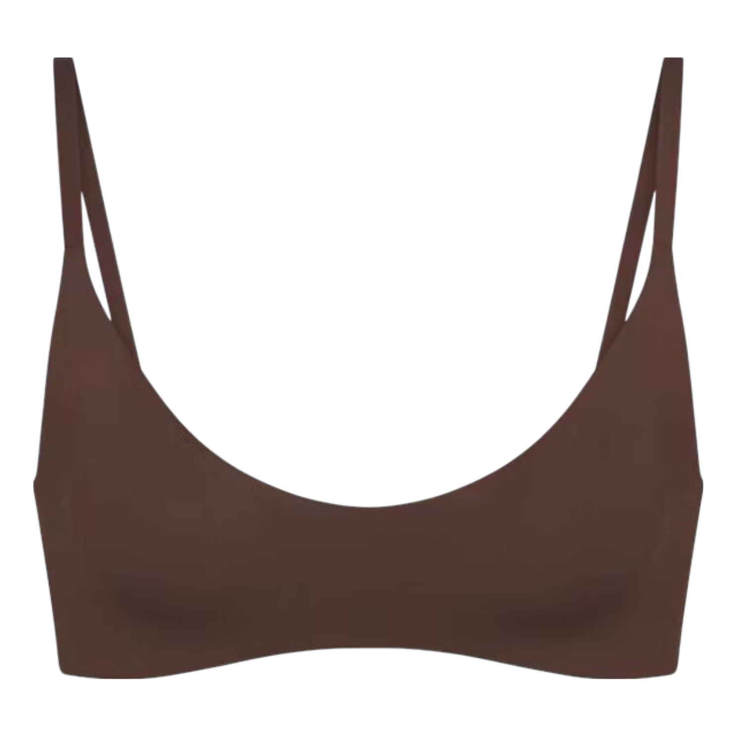 (WMNS) Nike x SKIMS Matte Micro Scoop Bra 'Dark Sepia' BRSPT5120-DSP
