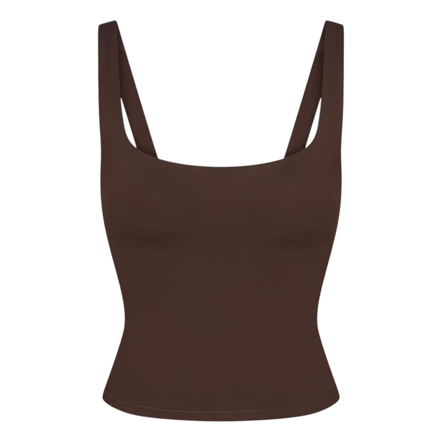 (WMNS) Nike x SKIMS Matte Square-Neck Tank 'Dark Sepia' TPTNK2728-DSP