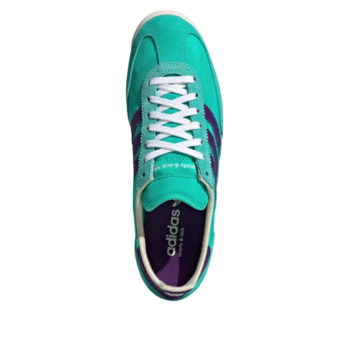 (WMNS) adidas x Sporty & Rich SL 72 OG 'Teal Power Purple' JS0261