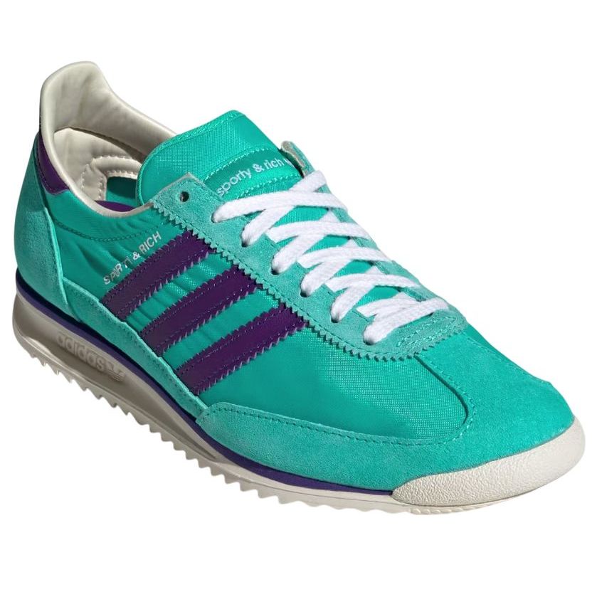 (WMNS) adidas x Sporty & Rich SL 72 OG 'Teal Power Purple' JS0261