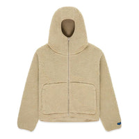 SP5DER Teddy Fleece Zip Up 'Tan' JA012FW25TAN