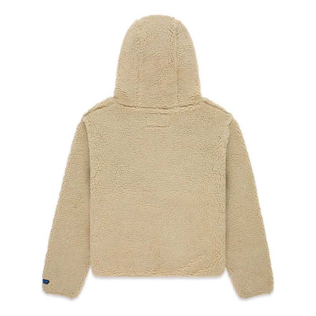 SP5DER Teddy Fleece Zip Up 'Tan' JA012FW25TAN