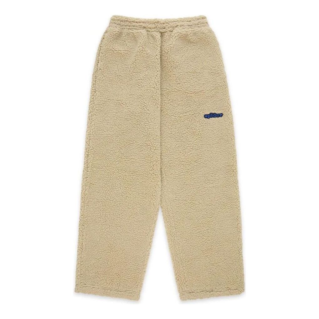 SP5DER Teddy Fleece Pant 'Tan' PA013FW25TAN