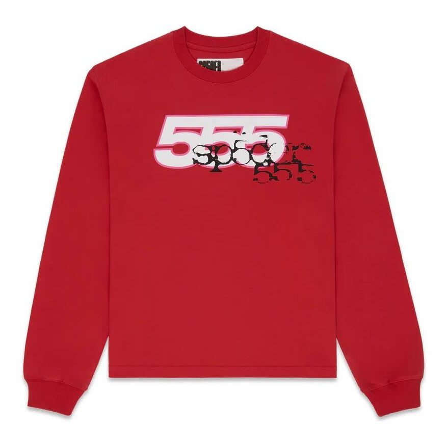 SP5DER 555 Long-Sleeve 'Red' TE003FW25RED