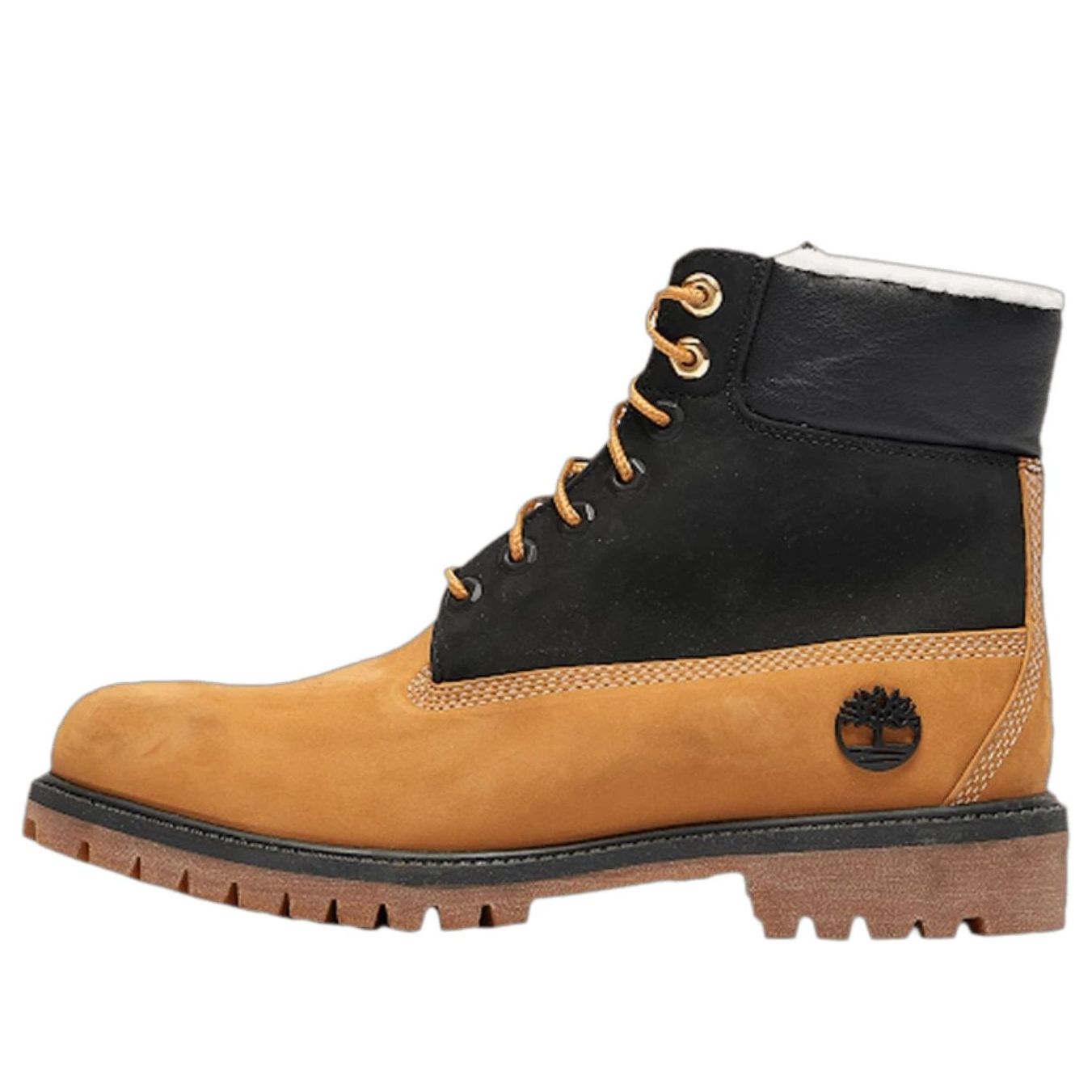 (GS) Timberland 6 Inch Premium Boot Shearling 'Wheat Black' TB0A2MZY231