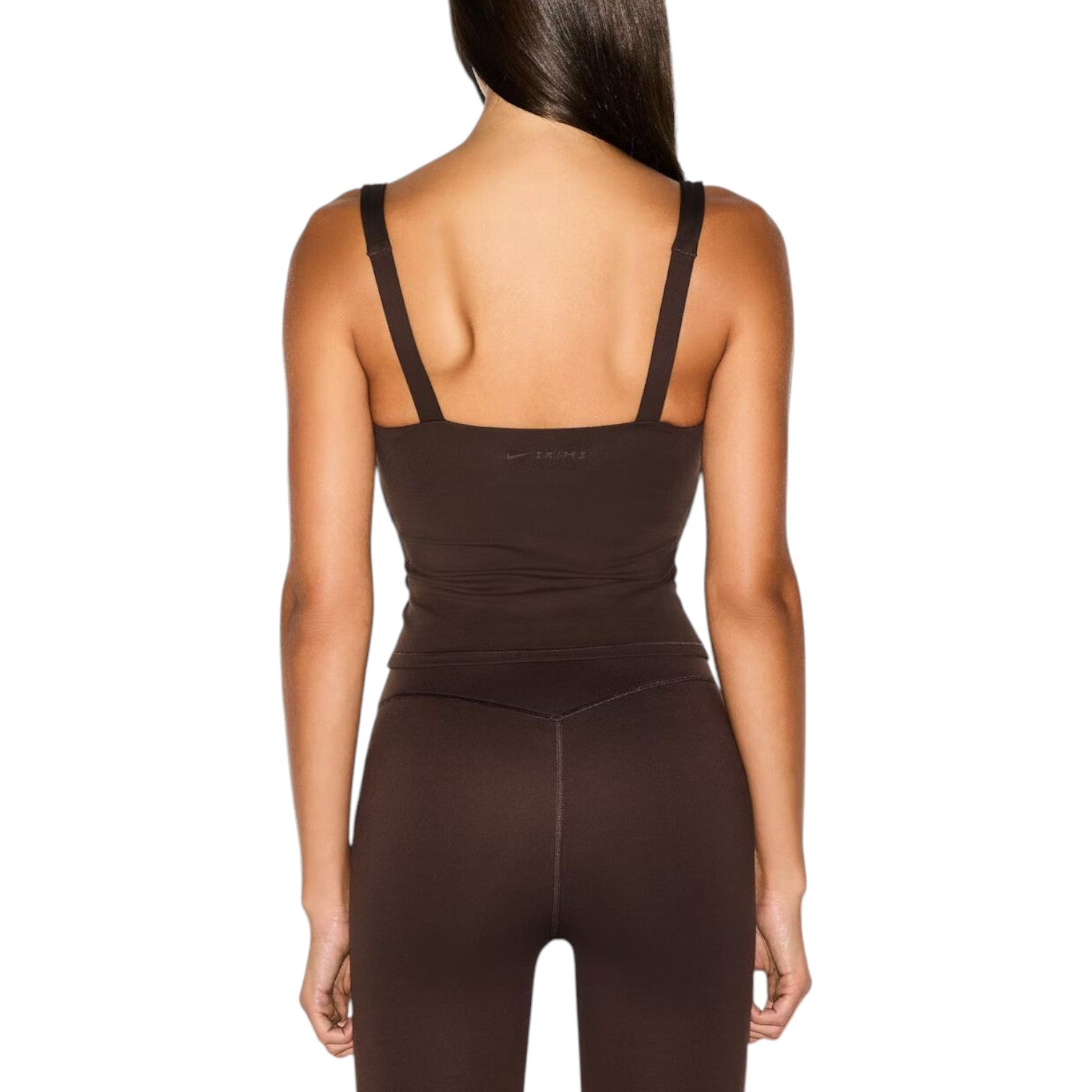 (WMNS) Nike x SKIMS Matte Square-Neck Tank 'Dark Sepia' TPTNK2728-DSP