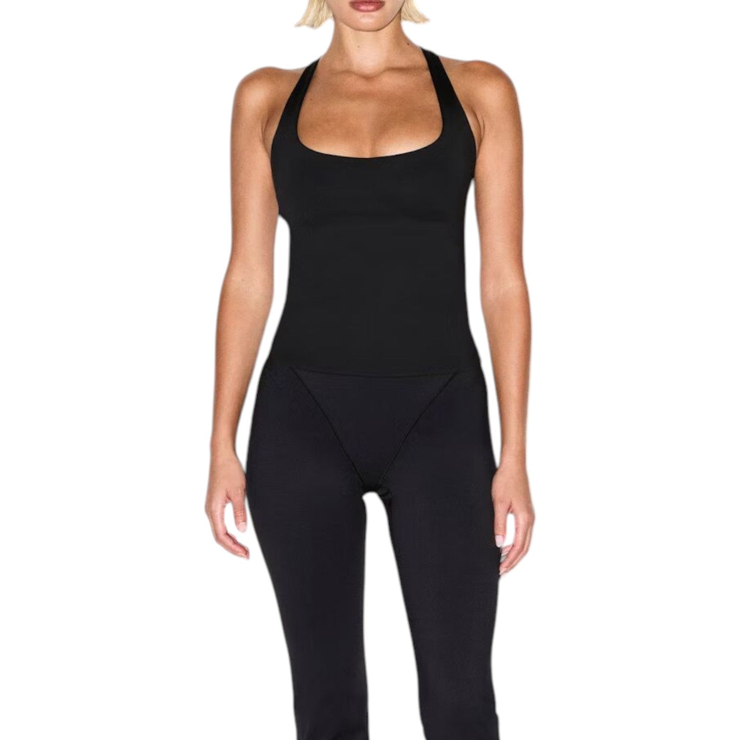 (WMNS) Nike x SKIMS Matte Racerback Tank 'Obsidian' TPTNK7383W-OBD