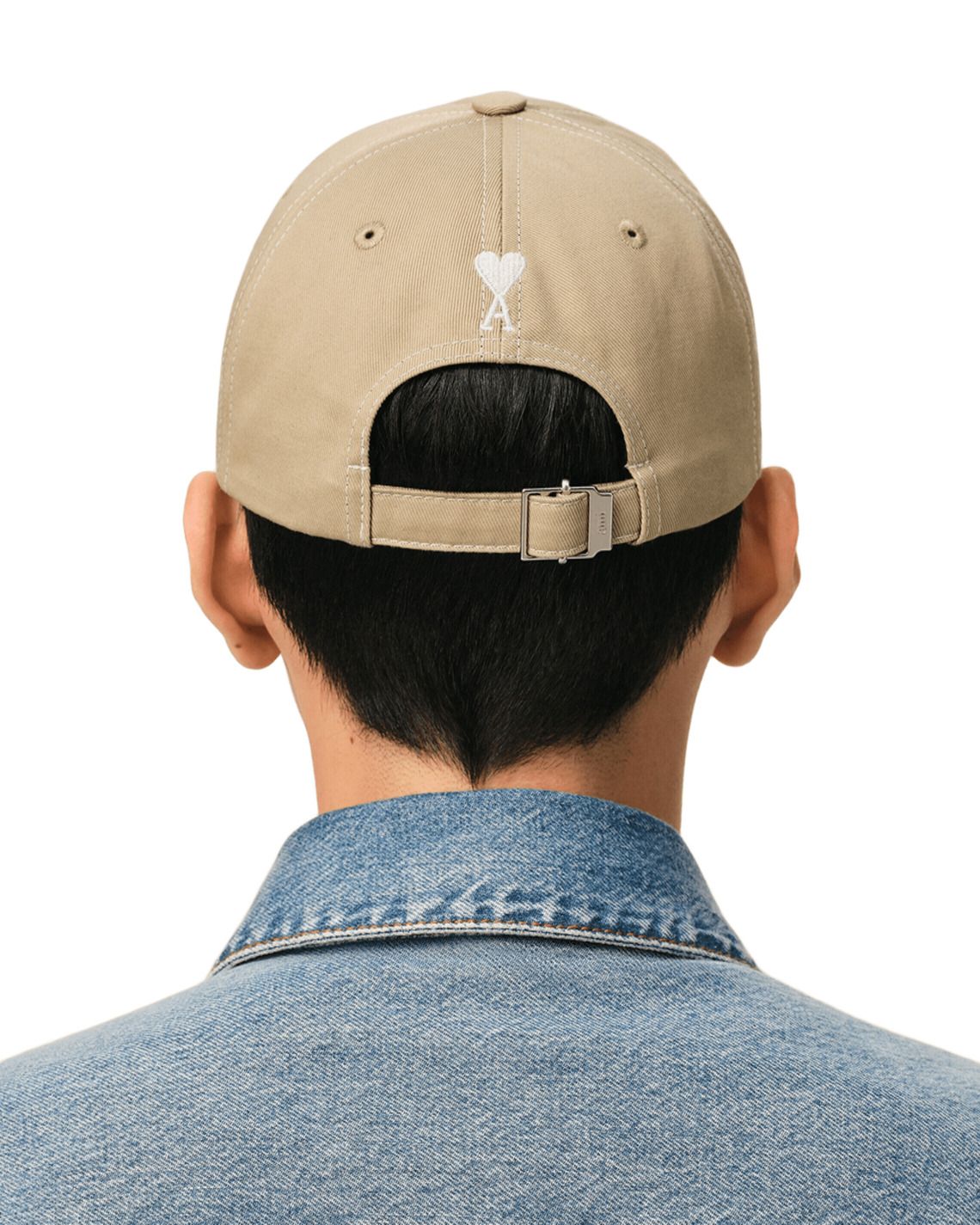 AMI SS26 Cotton Back Ami De Coeur Cap 'Beige' UCP279-AW0041-A036