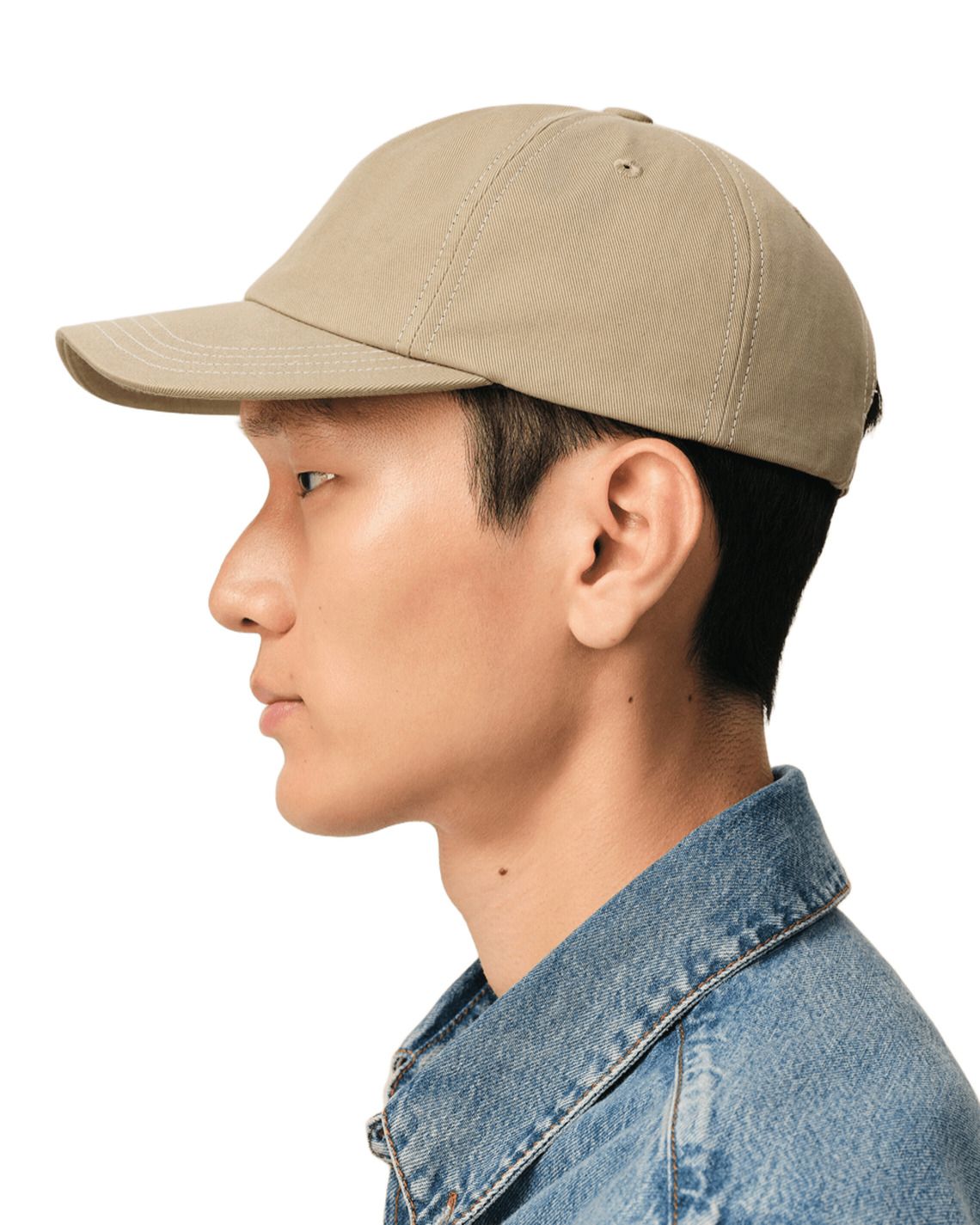 AMI SS26 Cotton Back Ami De Coeur Cap 'Beige' UCP279-AW0041-A036