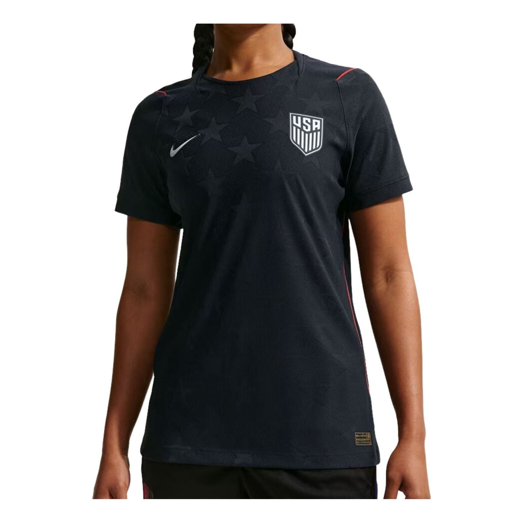 (WMNS) Nike USMNT 2026 Match Away Aero-FIT Authentic Jersey 'Dark Obsidian University Red Pure Platinum' IB5264-475