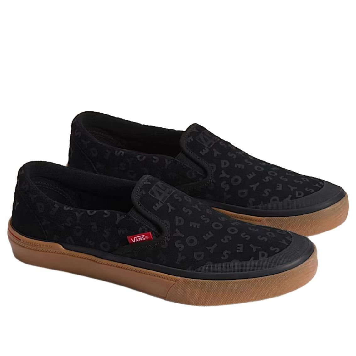 Vans x Odyssey BMX Classic Slip-On WaffleCup 'Odyssey Black Red' VN0005V1D28