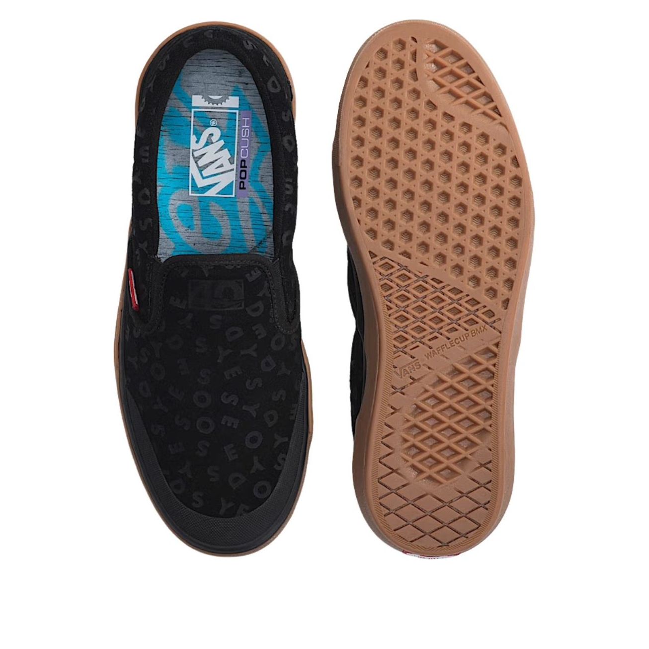 Vans x Odyssey BMX Classic Slip-On WaffleCup 'Odyssey Black Red' VN0005V1D28