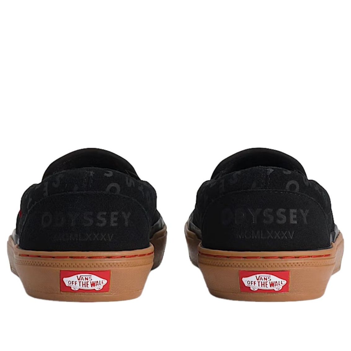 Vans x Odyssey BMX Classic Slip-On WaffleCup 'Odyssey Black Red' VN0005V1D28