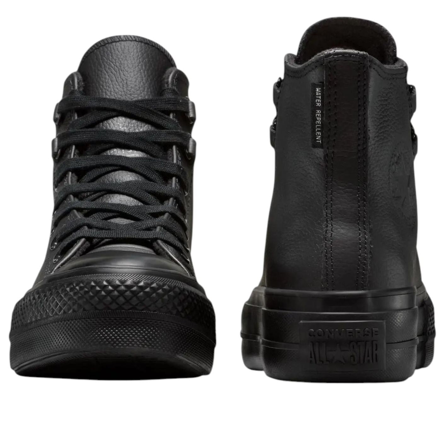 (WMNS) Converse Chuck Taylor All Star Lift Leather High Top 'Black' A12969C