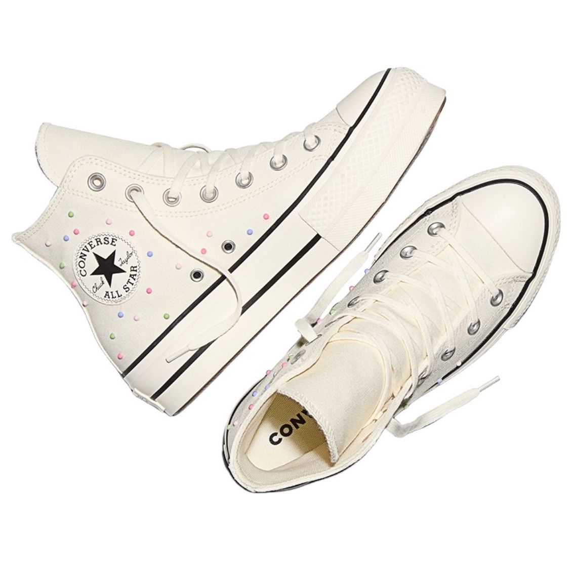 (WMNS) Converse Chuck Taylor All Star Lift Platform 'Egret Very Peri' A19140C