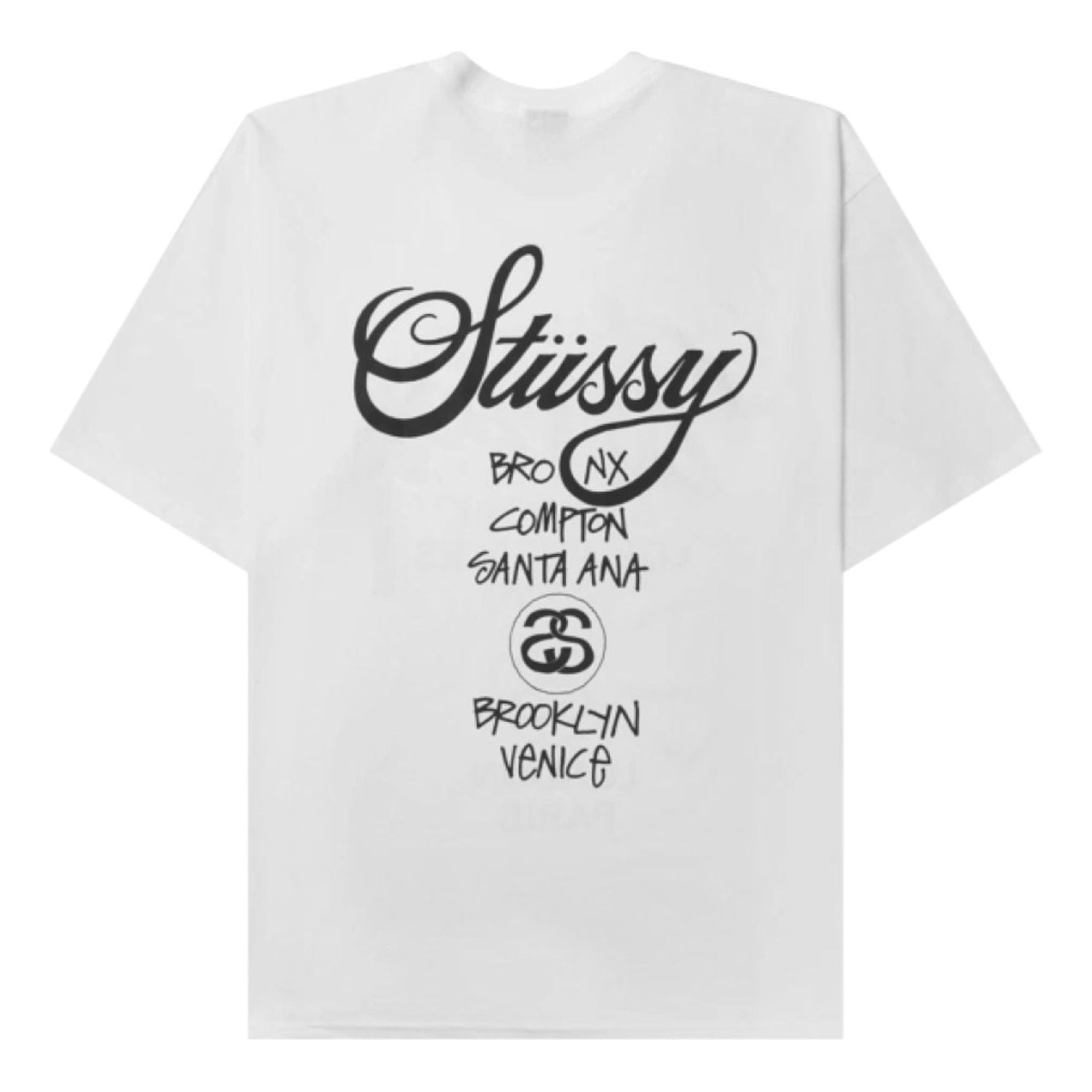 Stussy World Tour T-Shirt 'White' 3903860-WHIT