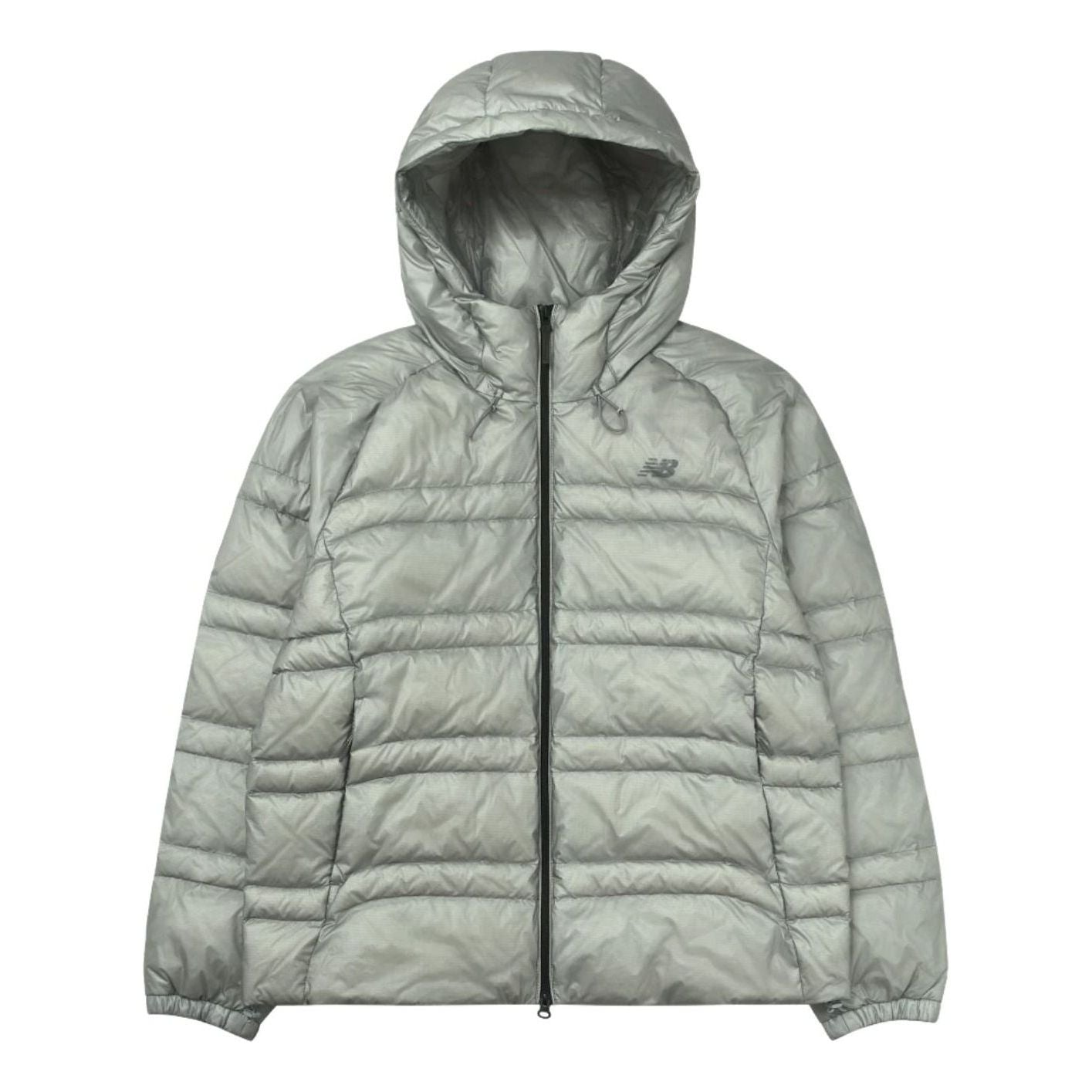 New Balance Flying 77 Superlight Hooded Goose Down Jacket Asia Sizing 'Light Gray' NBNPF41973-16