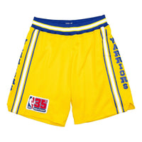 Mitchell & Ness NBA Authentic Shorts Golden State Warriors 1980-81 'Yellow Blue' ASHRSB19006-GSWYELL80