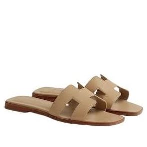 (WMNS) HERMES Oran Sandal 'Beige' H202230Z-5K385
