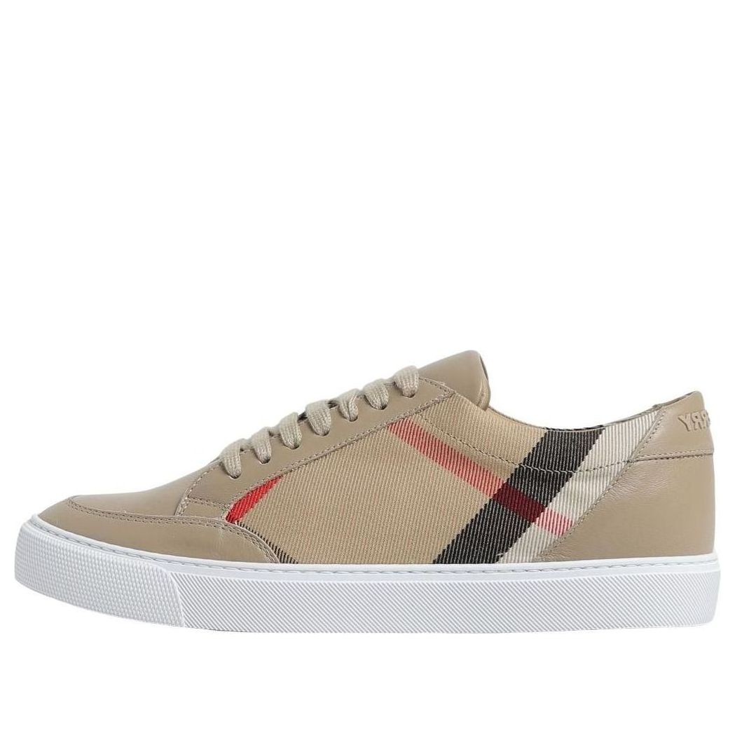 (WMNS) Burberry 24 Salmond Sneakers 'Beige' 8056711