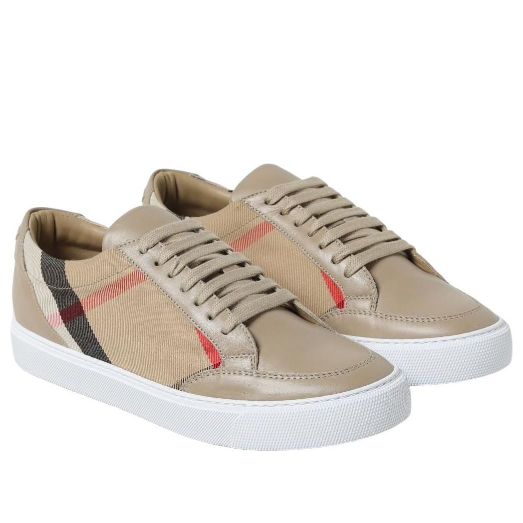 (WMNS) Burberry 24 Salmond Sneakers 'Beige' 8056711