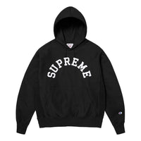 Supreme Champion Hooded Sweatshirt 'Black' SS25SW57-BLACK