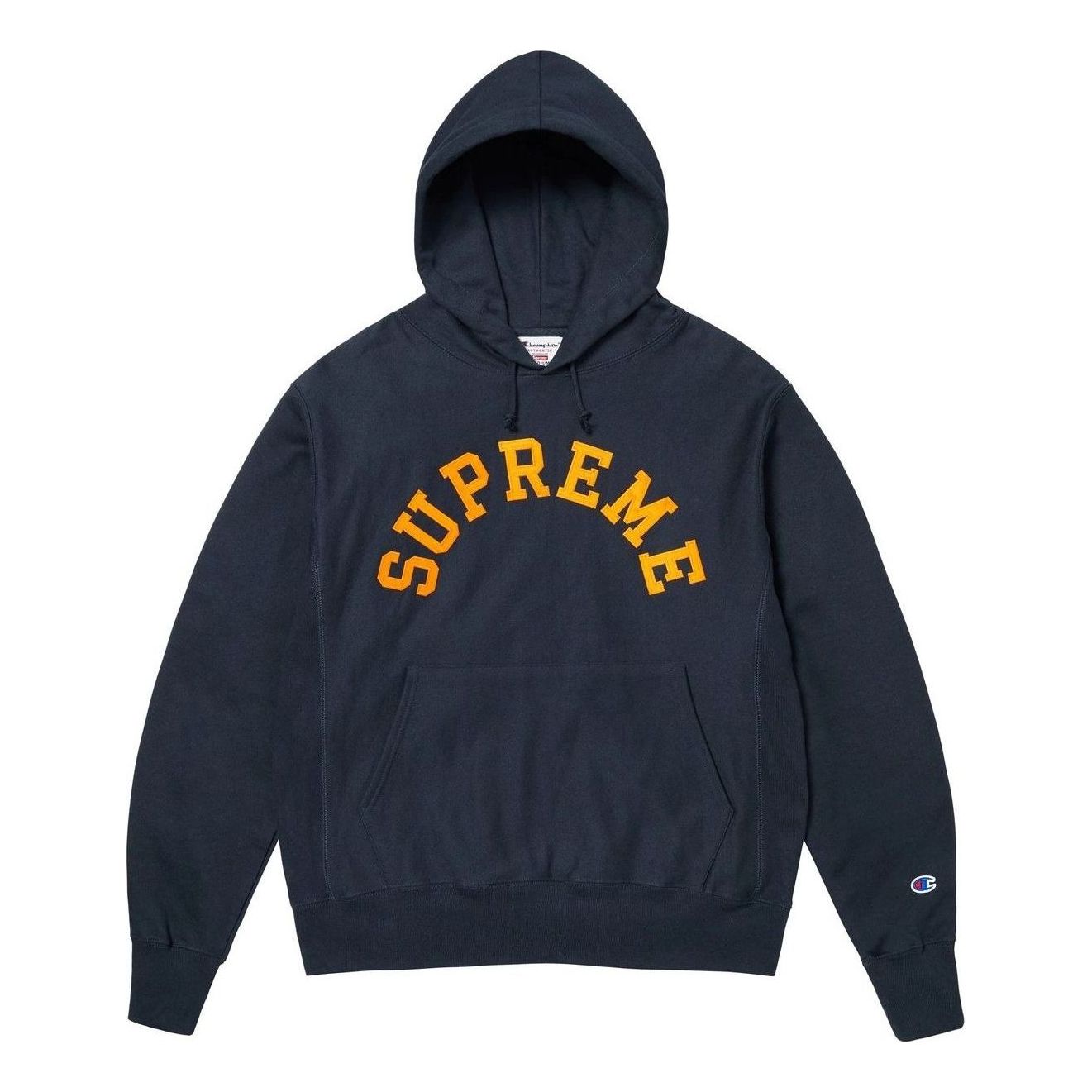 Supreme Champion Hooded Sweatshirt 'Navy' SS25SW57-NAVY