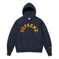 Supreme Champion Hooded Sweatshirt 'Navy' SS25SW57-NAVY