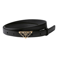 (WMNS) PRADA Saffiano Leather Belt 'Black' 1CC621-053-F0002