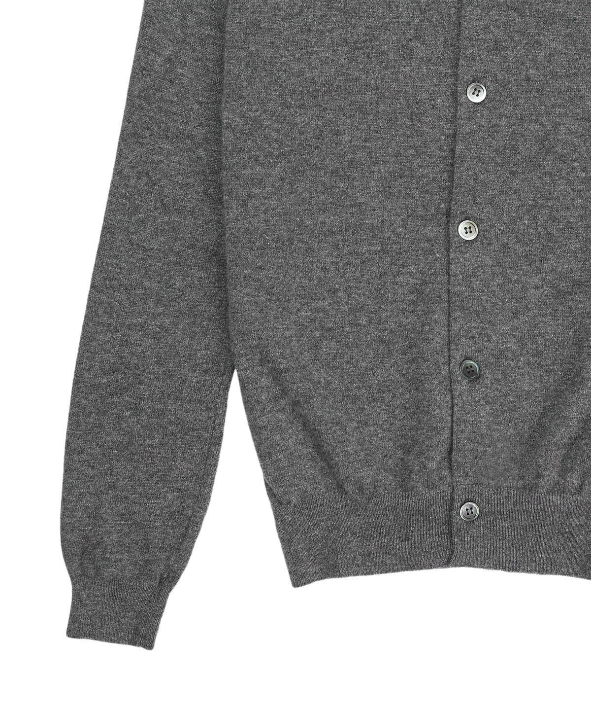 (WMNS) COMME des GARCONS PLAY FW25 Red Heart Emblem Cardigan 'Grey' AX-N007-051-3