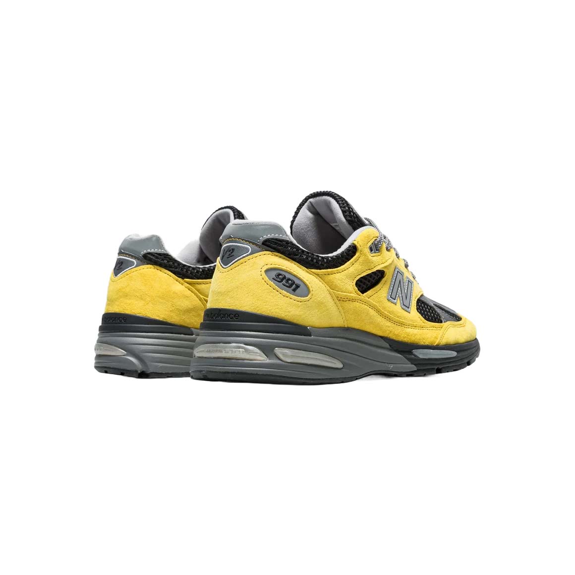 New Balance 991v2 Made In UK 'Yellow Black' U991YK2