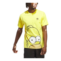 adidas x Simpsons Homer Graphic T-Shirt Asia Sizing 'Yellow' IM8029