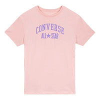 (WMNS) Converse Sport Graphic T-Shirt Asia Sizing 'Pink Blue' 10017793-A02