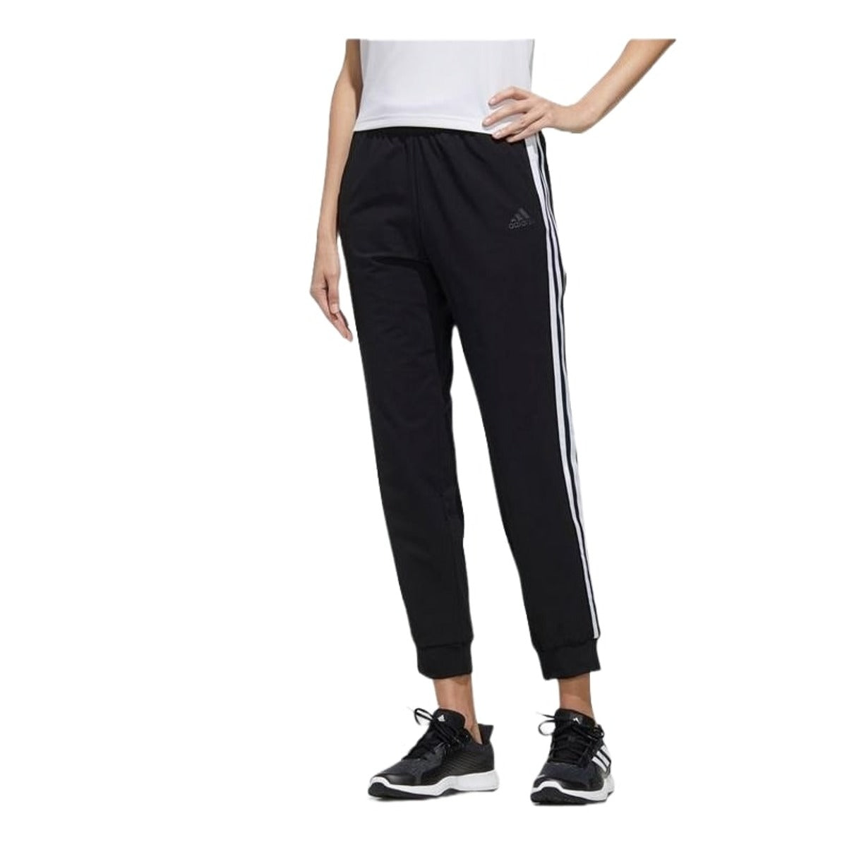 (WMNS) adidas 3-Stripes Sport Pants Asia Sizing 'Black' FM9249