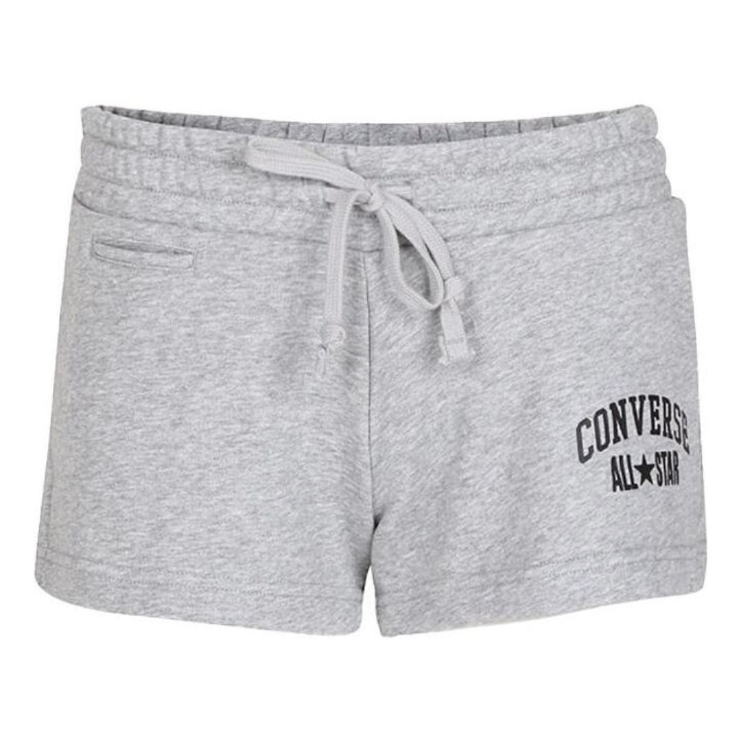 (WMNS) Converse All Star Running Shorts Asia Sizing 'Grey Black' 10017829-A02
