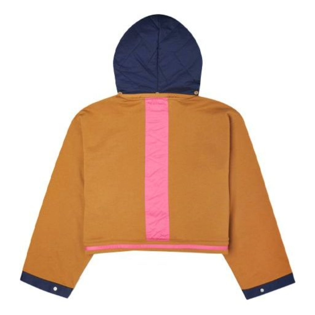 (WMNS) Converse Convertible Hoodie Dress Asia Sizing 'Navy Tan' 10021659-A02