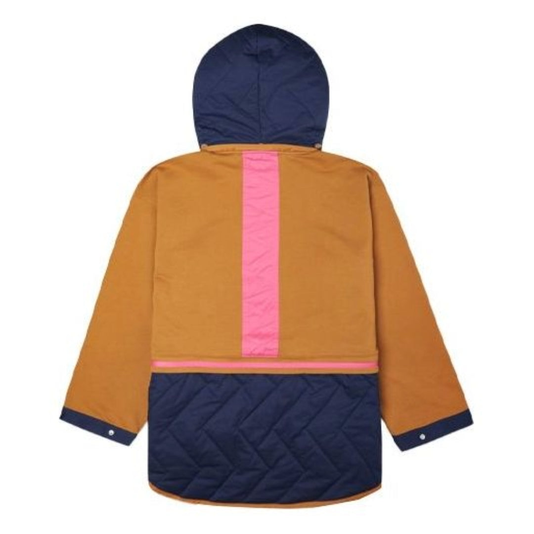 (WMNS) Converse Convertible Hoodie Dress Asia Sizing 'Navy Tan' 10021659-A02