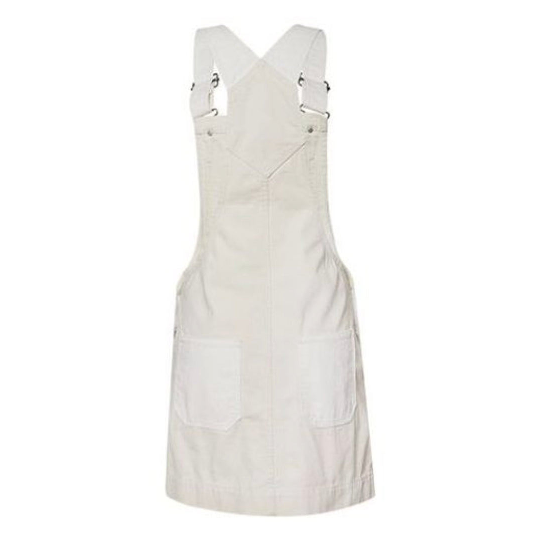(WMNS) Converse Casual Suspender Skirt Asia Sizing 'White' 10018415-A01
