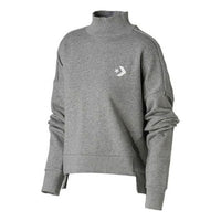 (WMNS) Converse Knit Mock Neck Sweatshirt Asia Sizing 'Grey' 10007185-A02