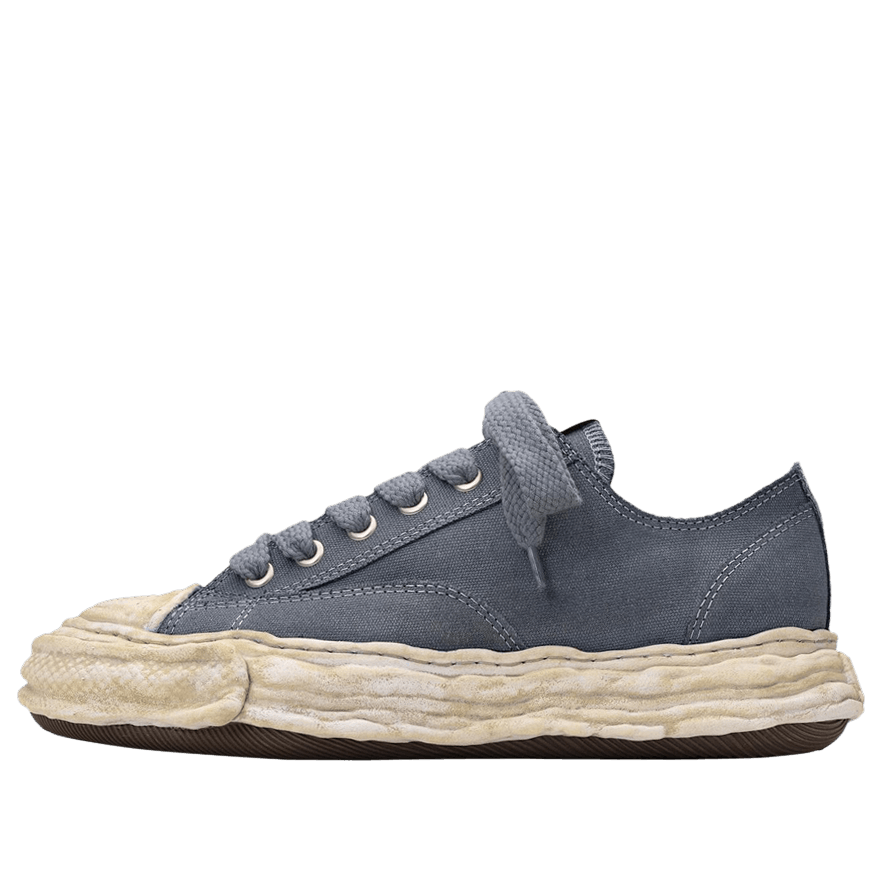 Maison MIHARA YASUHIRO Peterson23 OG Sole Over Dyed Canvas Low 'Black' A12FW706-BLACK