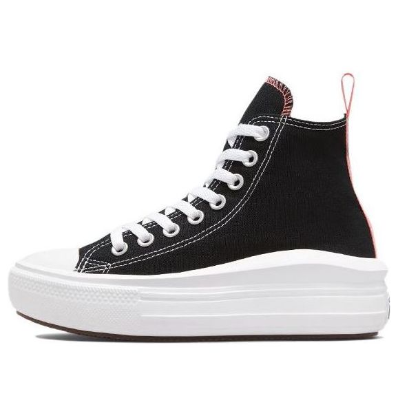 (GS) Converse Chuck Taylor All Star Move High 'Black Pink Salt' 271716C