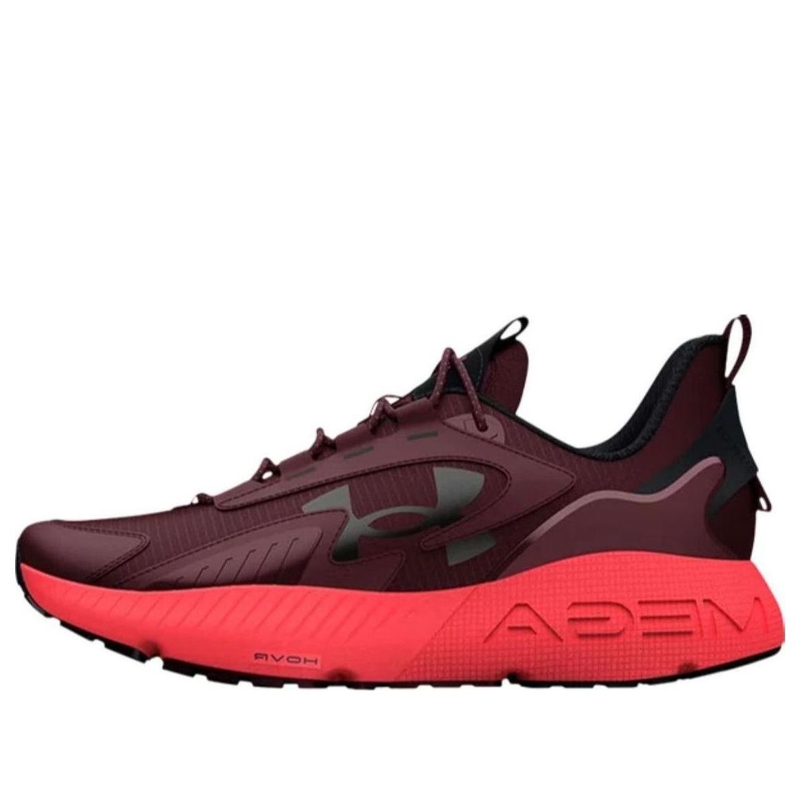 Under Armour HOVR Mega 2 MVMNT Running 'Red Black' 3026629-600
