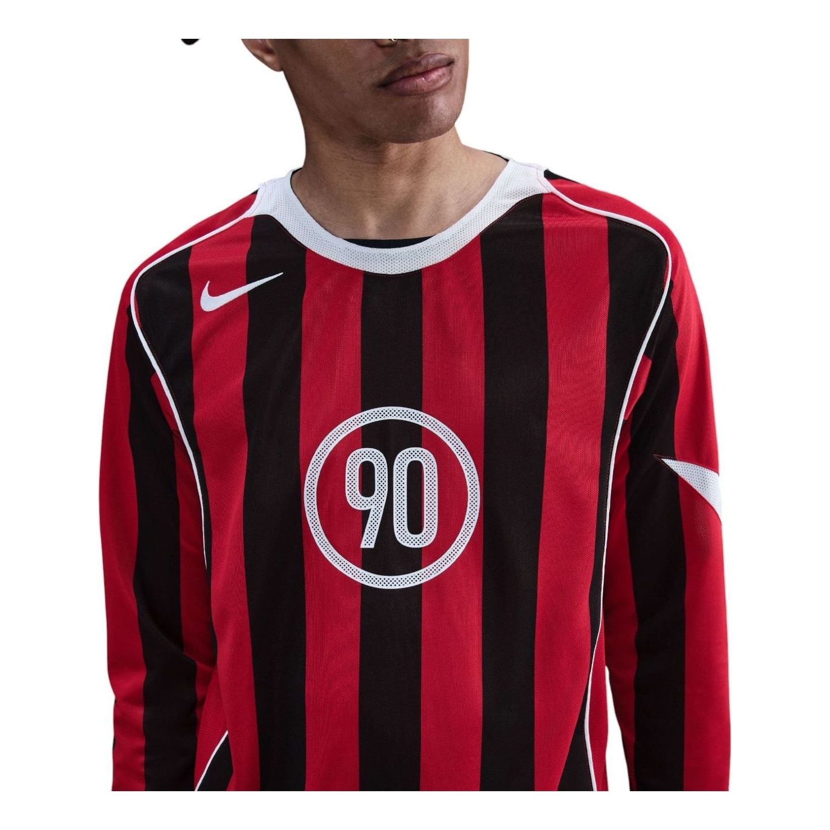 Nike Total 90 Dri-FIT Long-Sleeve T-Shirt 'Gym Red White' IM6313-687