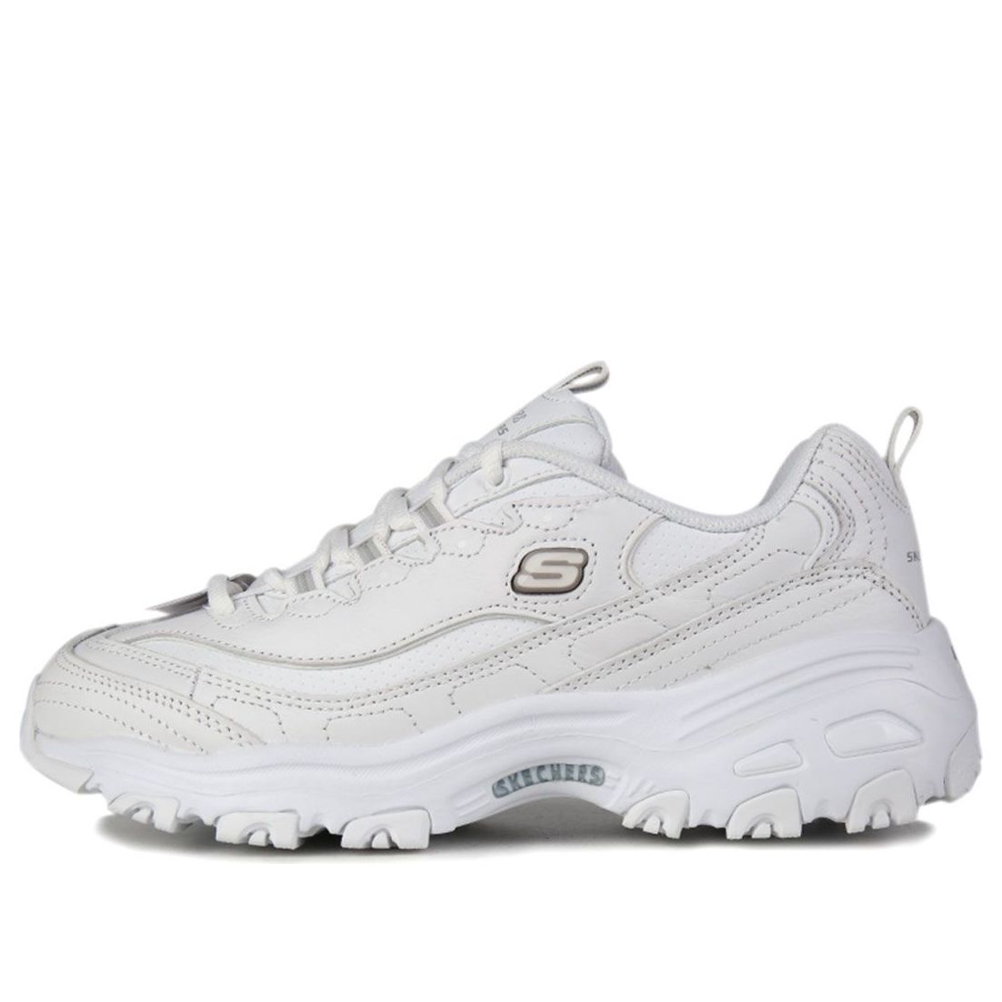 (WMNS) Skechers D Lites Casual Daddy Shoes White 66666248-WHT