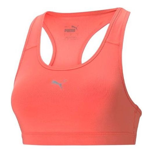 (WMNS) PUMA Mid Impact 4Keeps Graphic Training Bra 'Georgia Peach' 520305-24