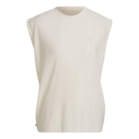 (WMNS) adidas Adicolor Plisse Tank Top Asia Sizing 'White' HE4956