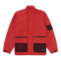 Men's Levis Stand Collar Multiple Pockets Casual Jacket Red 28408-0004